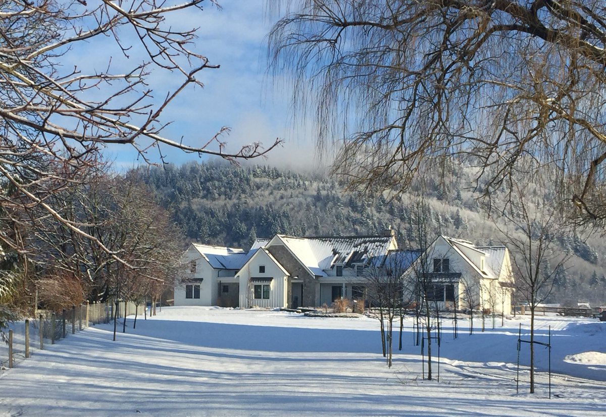 The calm after the (snow) storm. 
Beautiful custom home built by <a href="/alairchilliwack/">AlairChilliwack</a>