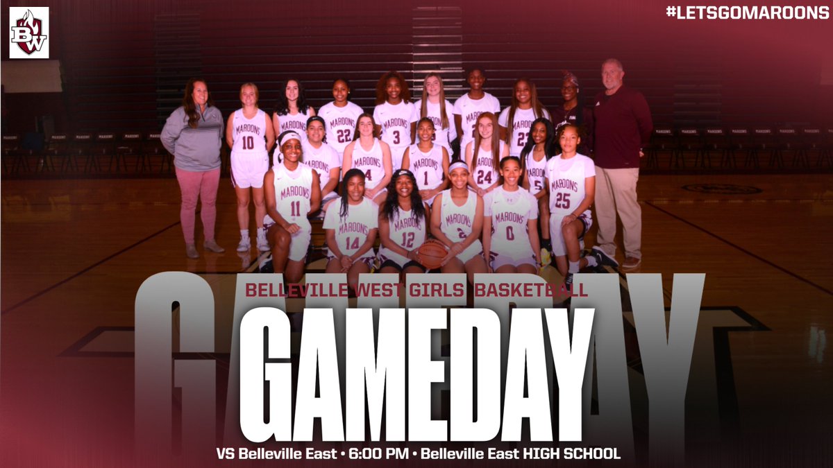Good luck to <a href="/BWGirlsHoops/">Belleville West Girls Basketball</a> as they travel to East tonight to take on <a href="/beLadyLancers/">Lady Lancers</a>.  JV will start at 6 pm.  The game will be live streamed on this link.  

youtube.com/results?search…