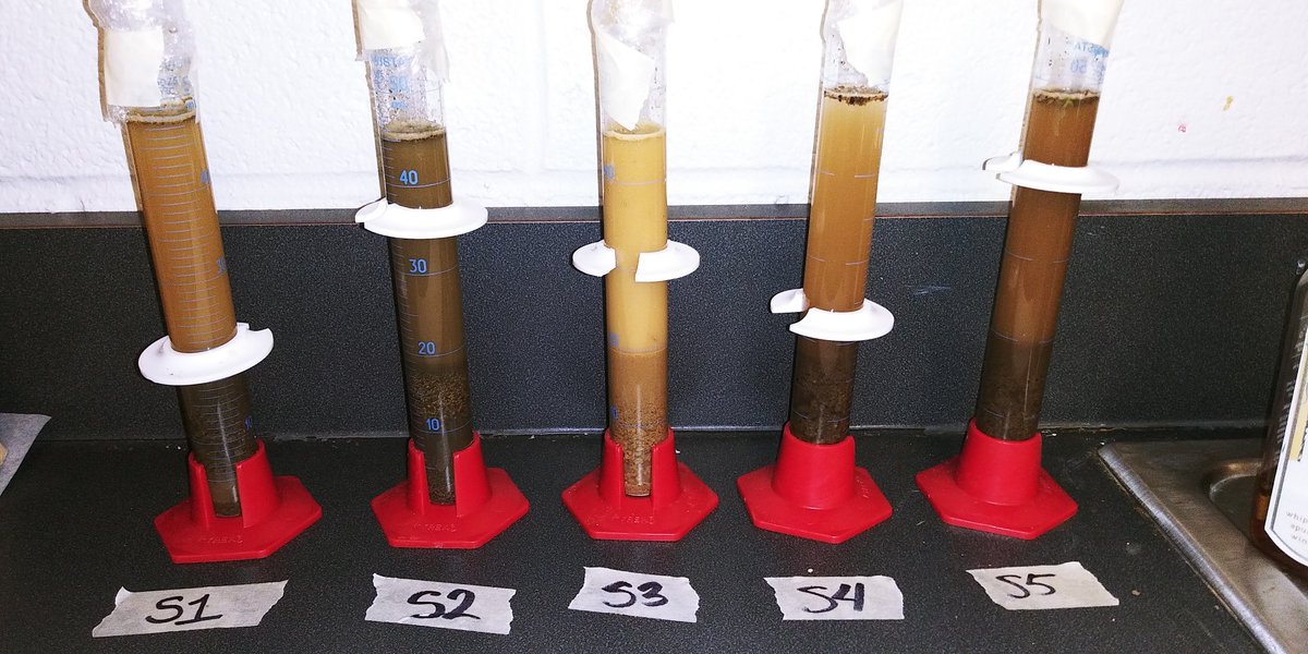 MsKingAPES's tweet photo. It's soil lab time! Thanks @VaughnTeach for some great samples! Let the fractionation begin! #apenvironmental #soil #soilhealth https://t.co/MzOFFe7KNz