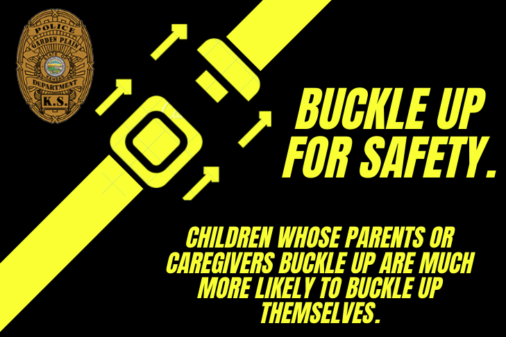 GardenPlainPD's tweet photo. #ClickItOrTicket #SeatbeltsSaveLives https://t.co/icOgiHUXv8