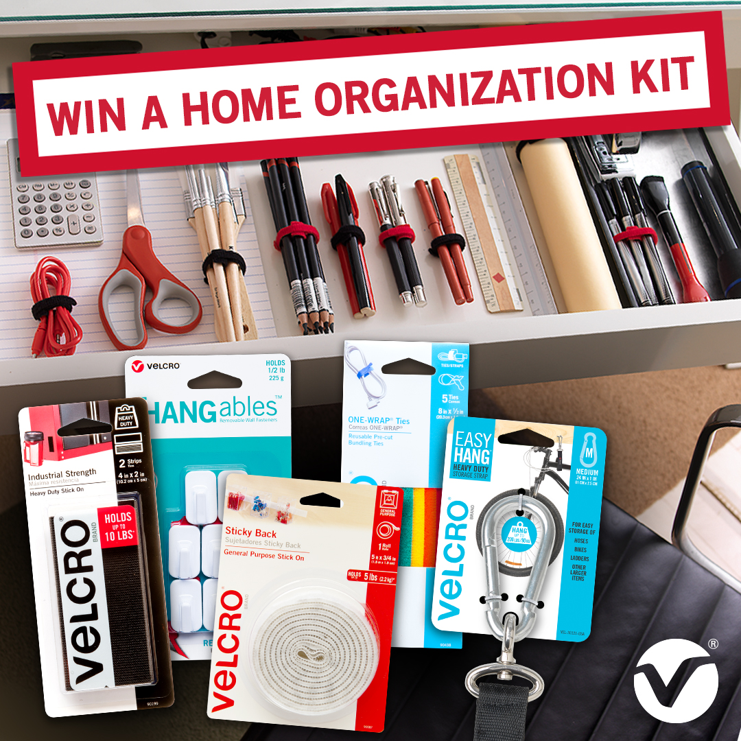 VELCRO® Brand on Twitter "🎉WIN A HOME ORGANIZATION KIT! 🎉 We’re giving
