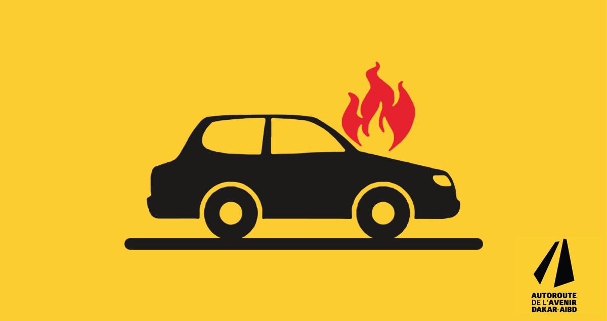 autorouteavenir's tweet photo. [06 Janvier 2022 | 20:04]⚠VEHICULE EN FEU💥🚗⚠
VEHICULE EN FEU sur l'#Autoroute à hauteur de la gare de #THIAROYE, sens #DAKAR-#AIBD. 
Nos équipes d'intervention sont en chemin 🚒🚑, pensez à libérer la #BAU.
#SécuritéRoutière #SecaacSa #alertetraficADDA #Senegal @DKaeroport. https://t.co/TZo8qUushl