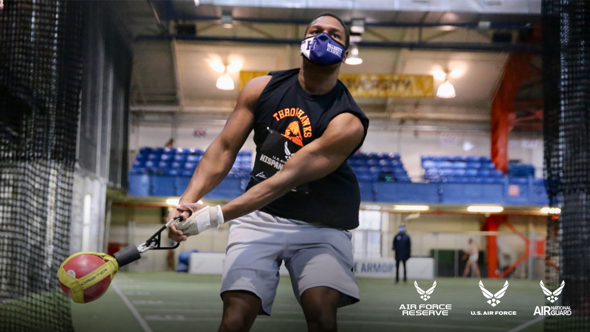 ArmoryNYC's tweet photo. Watch our country's top athletes bring their A-game to the 2022 #USAFHispanicGames. #AimHigh #TotalForce https://t.co/J0kjB6rc8r