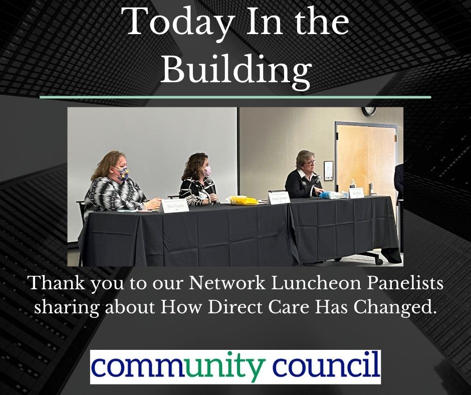 CommunitySTC's tweet photo. Today's luncheon was a heavy one. Our topic wasn't pretty but has affected so many organizations: HOW DIRECT CARE HAS CHANGED.
Let's keep this conversation going and work together to figure out the next steps. There is no other option.
#CommunityCouncilSTC https://t.co/HQ2PmJ3K37
