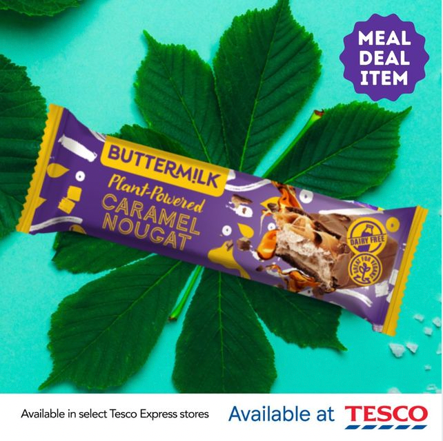 Guess what? We're in the Tesco Meal Deal! 😲 Yep. Our chewy nougat choccy bars have gone mainstream. Grab a sammy, drink and one of our snack bars the next time you're in Tesco! Available at select Tesco Express stores. #tescomealdeal #tesco #mealdeal #veganchocolate
