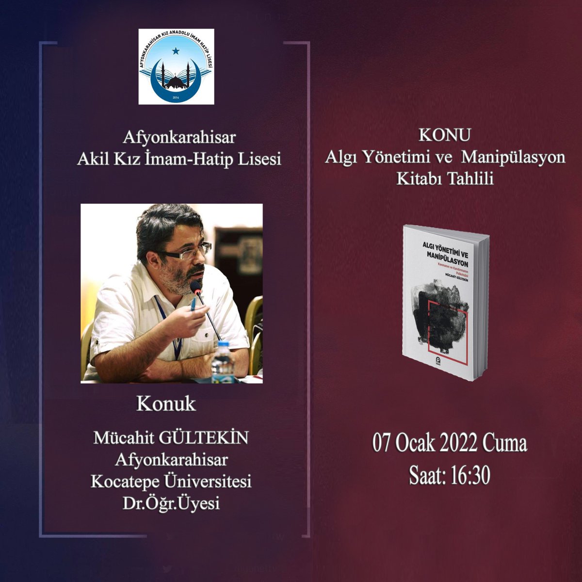 Kitap Taklili Mücahit GÜLTEKİN  hocamla <a href="/mgultekin11/">Mücahit Gültekin</a>