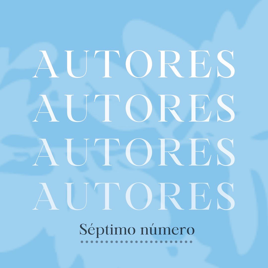 Revista_Zejel's tweet photo. Lista de autores seleccionados del séptimo número ✨💌 https://t.co/28a48Bk7DE