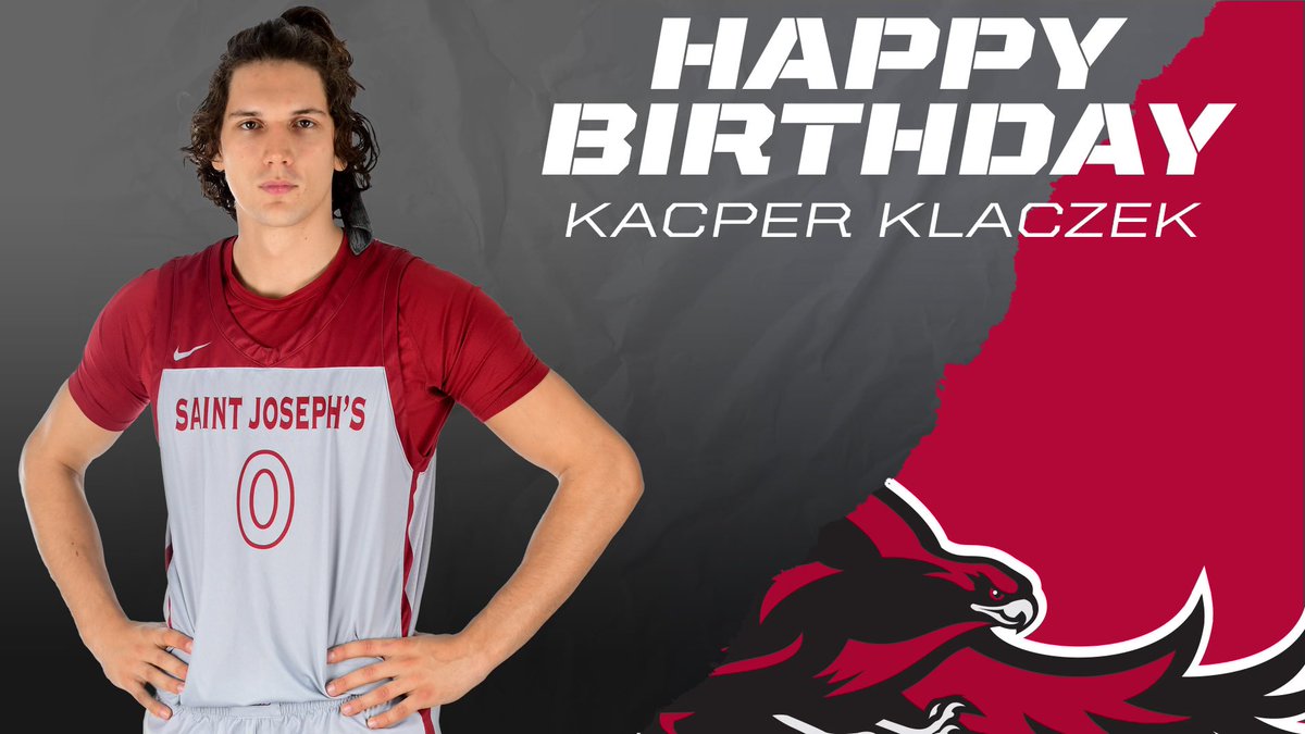 HBD to our guy Kacper Klaczek‼️🎉🗣 Keep repping the Crimson and Gray 🤝🏀💯 Have yourself a day and always know that you're a Hawk For Life 👊 #THWND