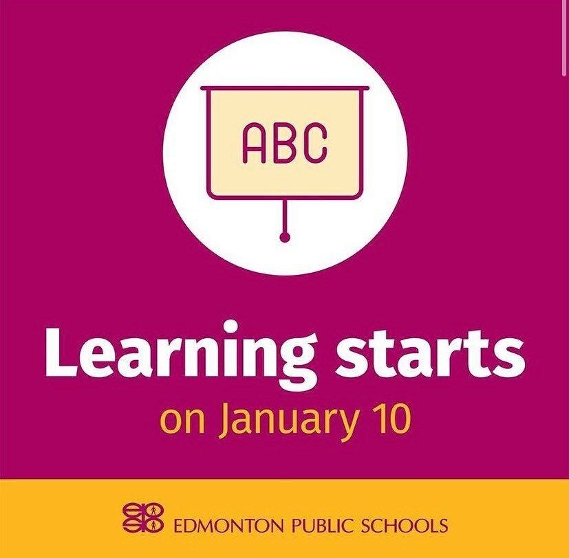 VimyAcademy's tweet photo. From @epsbnews:
Yesterday, the provincial government announced that in-person learning will resume on Monday, January 10. Please continue to check schoolzone and your emails for updates from the #VimyAdmin about returning to school next week! #vimyproud #epsb #yeg https://t.co/OmtIZCjTsS