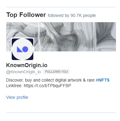 Art1Modi's tweet photo. Here iam taking a 10 min break checking up twitter then I found this happened!
@KnownOrigin_io just followed me!
Thank you!
Next, Me on the platform? What you say haha 
third time is the charm https://t.co/uKy0iZe9Gl