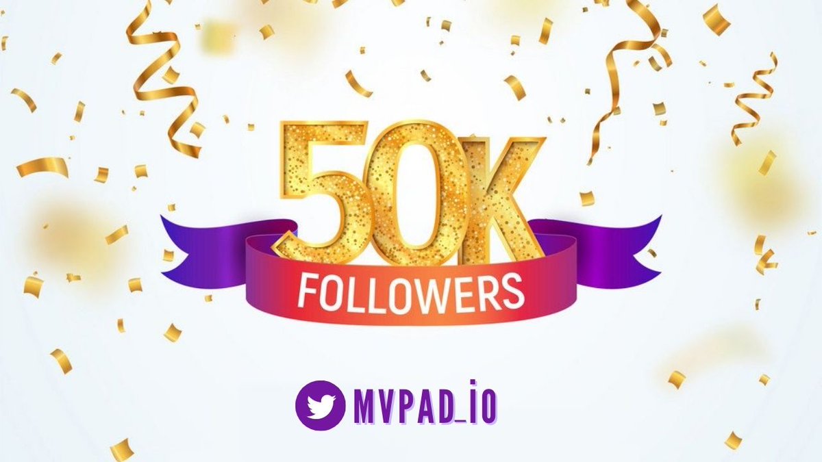 MvPad_io's tweet photo. 🚀To the community that grew 50k+ on Twitter, you are awesome❤️

👉 Whitelist still open:
https://t.co/fXXg5jYV7V

💲 Initial Marketcap will be just $60,000 🔥

💬 Telegram Chat: https://t.co/UySsNX1gyL

Want guaranteed allocation?
Check Here: https://t.co/s8mfa3ggML https://t.co/oGM6MBtL99