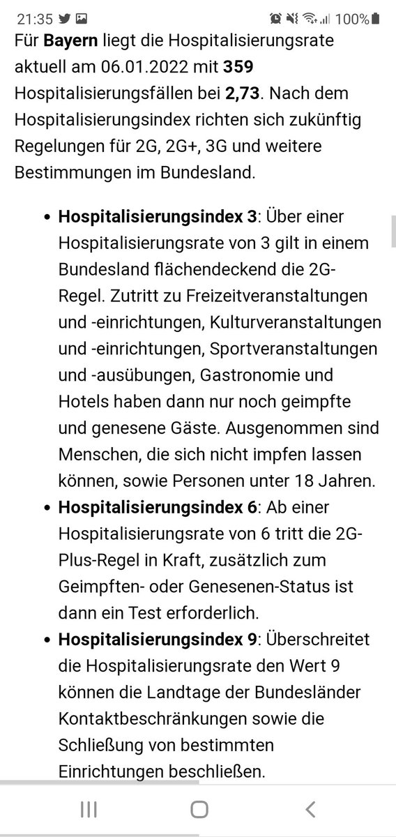 AGloetzl's tweet image. #2GPlus vielleicht sollte sich jeder mal daran erinnern, dass die Maßnahmen nicht mehr von der Inzidenz, sondern von der Hospitalisierungsrate abhängen. Wir in Bayern sind unter 3, also wäre nicht mal 2G. Die Politiker halten sich schon wieder nicht an die eigenen Regeln.