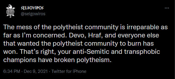 DevoTTR's tweet photo. i wanted to commemorate the day that @selgowiros bestowed such a grand title upon both me and @WestTXlibsoc. what a true honor to participate in breaking polytheism. https://t.co/tTXNVTZOFa