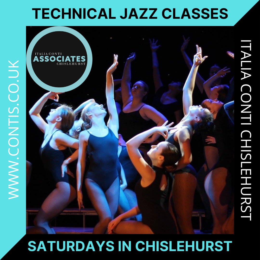 ItaliaContiChis's tweet image. Technical Jazz classes for ages 6-18 years available on Saturdays in Chislehurst! Visit contis.co.uk for more info! #technicaljazz #jazzdance #jazztechnique #dance #chislehurst #bromley #orpington #italiaconti