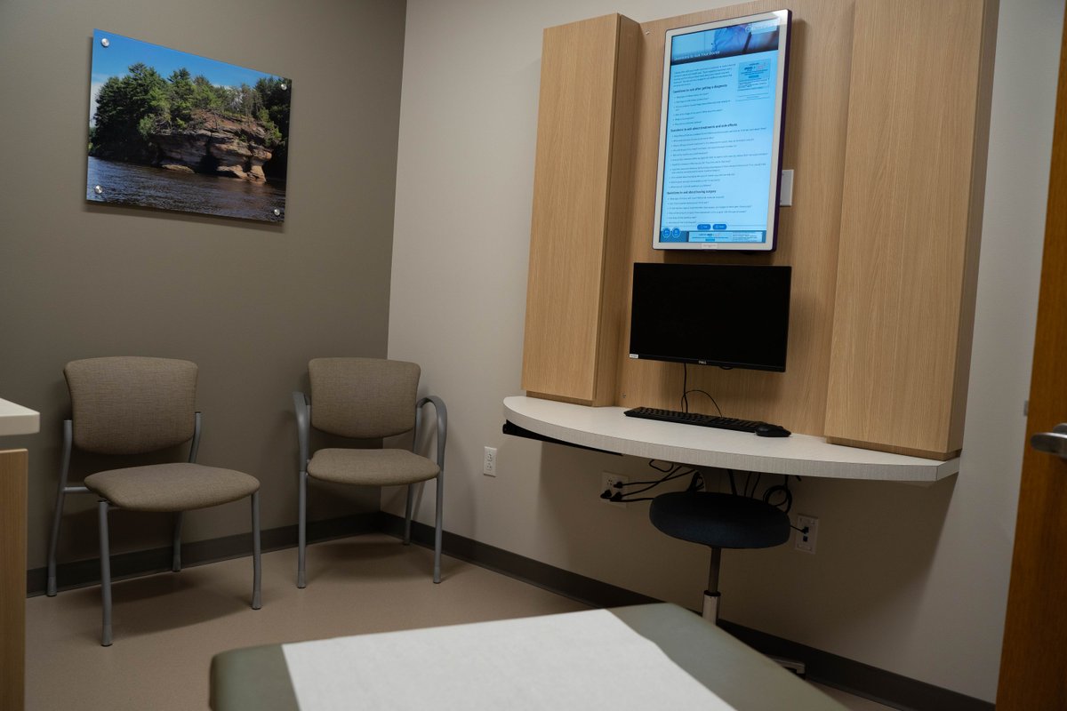 WIUrology's tweet photo. New year, New state of the art exam rooms! 
check out the state of the art smart panels that let's us provide patient care that you won't find anywhere else. https://t.co/O9GMgsyuBD