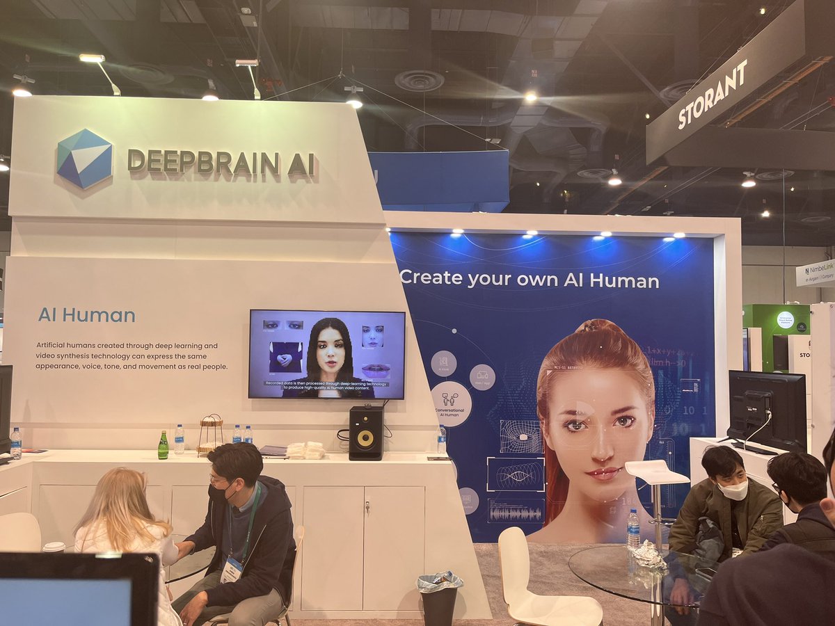 Signing off for a few minutes so I can go create my very own AI Human.  Last time I made a human,  it took nine months. Think I like this approach a bit better.  Another only at #CES2022 kinda moment.