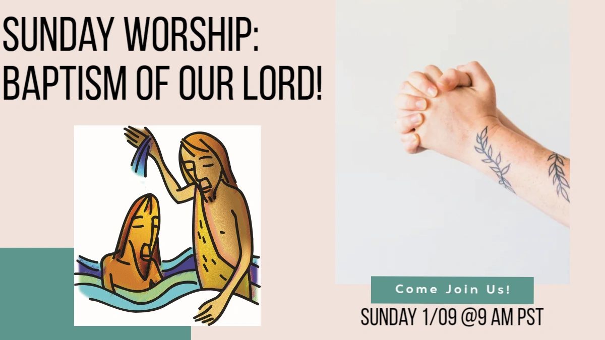 This Sunday we celebrate the Baptism of Our Lord.  Here is the link needed to follow along ONLINE:  

linktr.ee/tlcofsangabriel