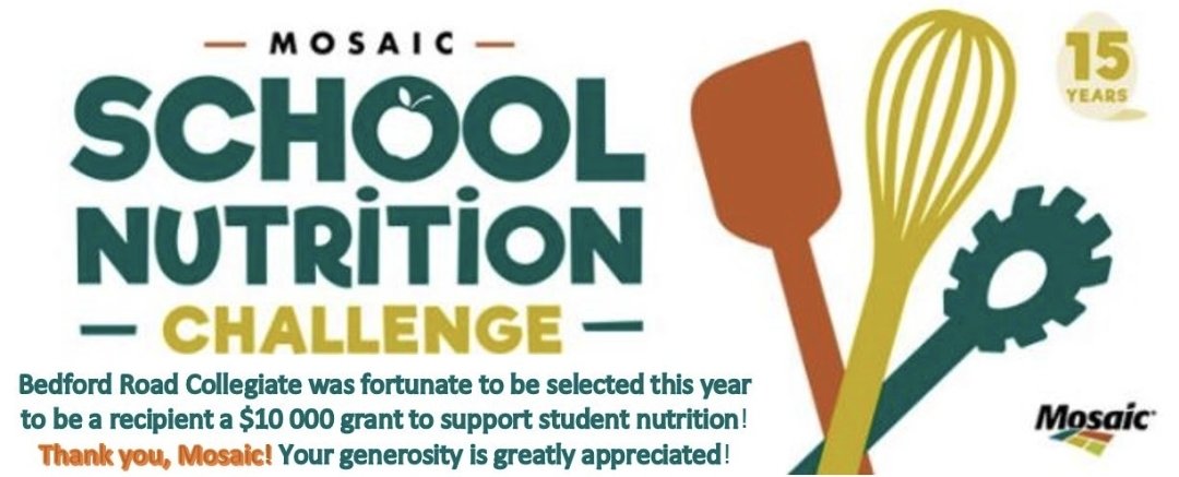 Huge Redhawk thank you sent out to Mosaic for selecting Bedford Road to be one of your $10 000 grant recipients this year! We can't do what we do without help from amazing organizations like @mosaicincanada and @SaskSchoolBoard! @StoonPubSchools youtube.com/watch?v=uG4BS-…