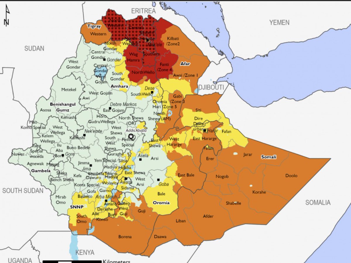 Mustafe_M_Omer's tweet photo. Somali Regional State is facing a prolonged dry season. Pasture &amp; water shortages are resulting in loss of livestock. So far situation in most zones is in IPC-Phase 3 (crisis), but can deteriorate to level 4 (emergency) without timely and adequate response. https://t.co/VG0jW1ZR13