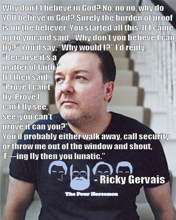 pinkheretic's tweet photo. Prove I can't fly...you just have to have faith. #atheist https://t.co/lFXF6l0tme