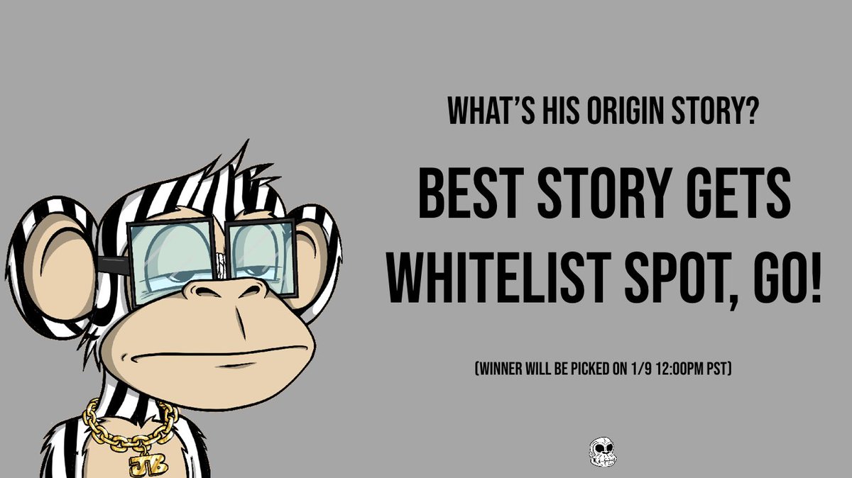 Who's ready for the Official Junglebay Ape Club Launch?! 🚀 We are giving away 1 whitelist spot to the best origin story created from this ape. Lets go!! We will end submissions &amp; announce winner on 1/9
 Make sure to like &amp; repost. <a href="/JungleBayAC/">Jungle Bay Artists Collective</a> <a href="/junglebayio/">JungleBay - NFT Marketplace</a> #NFT #NFTGiveaway