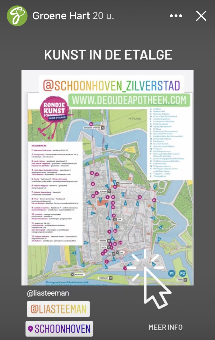 Kom met je kids de speurtocht lopen in het centrum van Schoonhoven  rondje kunst!
kaart downloaden:
deoudeapotheek.com