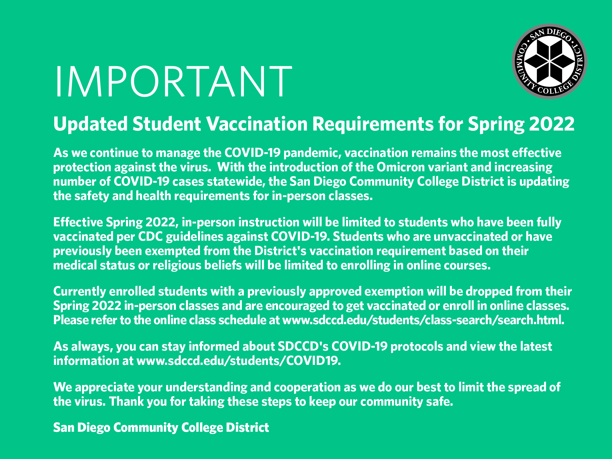 Sdccd Schedule 2022 Tweets With Replies By Sandiegocitycollege (@Sdcitycollege) / Twitter