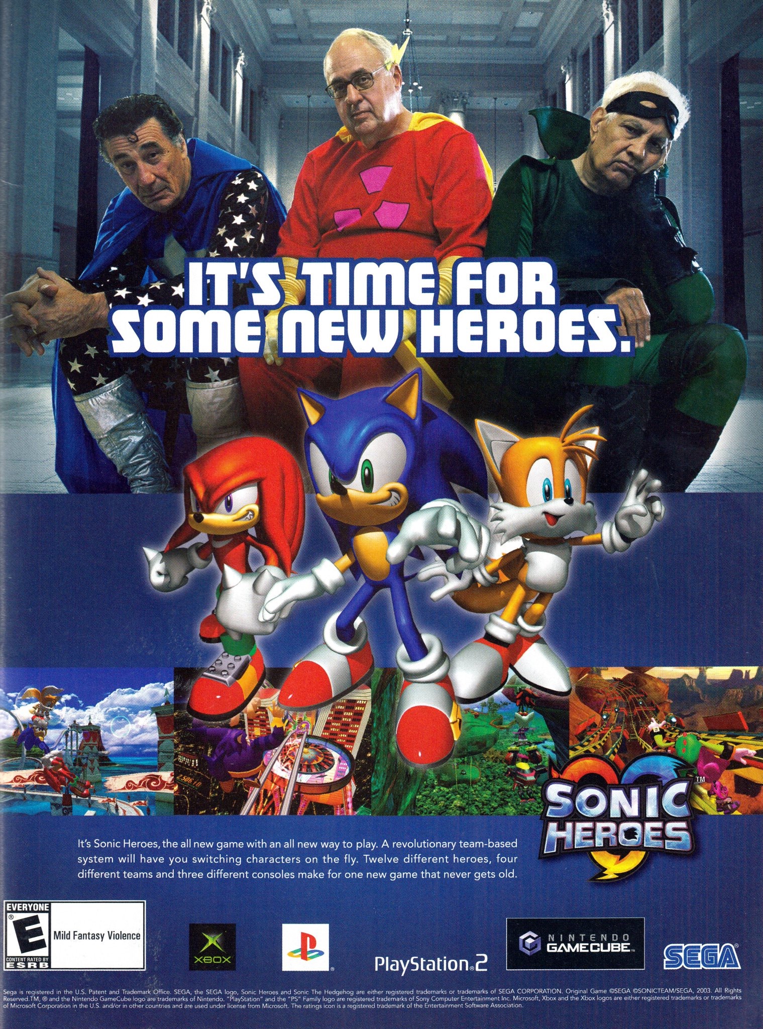 SONIC HEROES VIDEO GAME (SONY PLAYSTATION CD-ROM VIDEO GAME