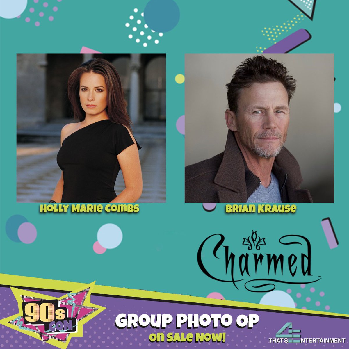 🪄 Things are getting a magical at #90sCon today because the #Charmed duo photo op with @H_Combs and #BrianKrause is now on sale! 📸 To purchase head to our website: thats4entertainment.com/90scon 🚨 Also now on sale are solo photo ops with Nick Carter, AJ McLean and Joey Fatone!