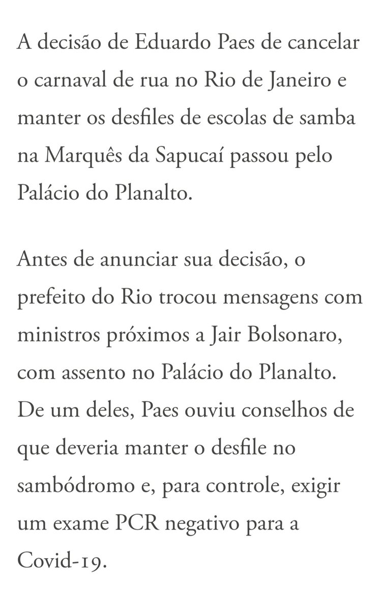 Caso não tenha sido orientação do próprio presidente, ministros palacianos deveriam se abster de soltar notinhas para O Globo. Quem decide o que divulgar e como divulgar é o líder.