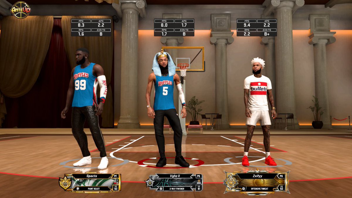 Reslify's tweet image. Best trio to touch the court😈