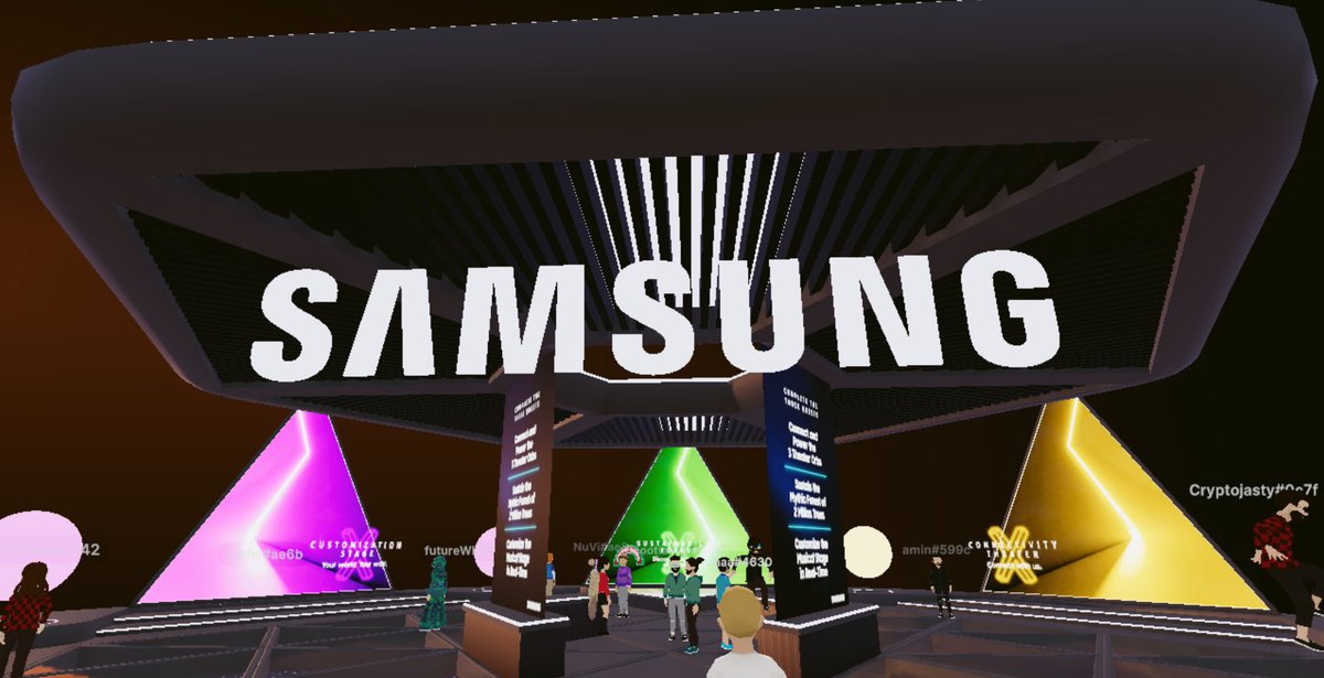 WattledQuill's tweet photo. Samsung representing in the Metaverse!!
@SamsungNewsUS https://t.co/LnekeyUILL