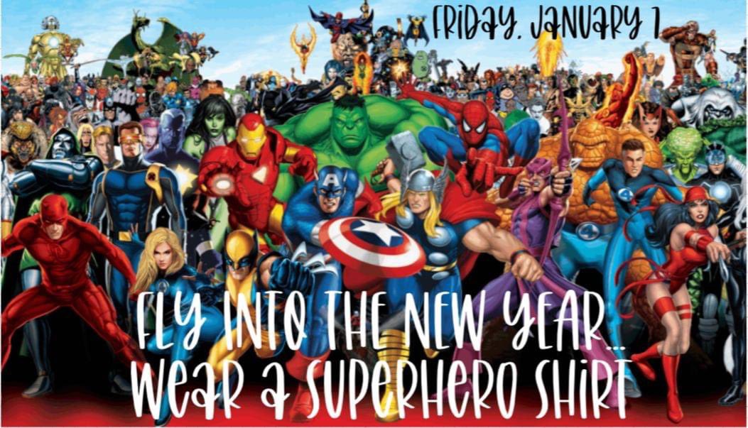 Let’s all be superheroes tomorrow! 🦹‍♀️🦸‍♂️