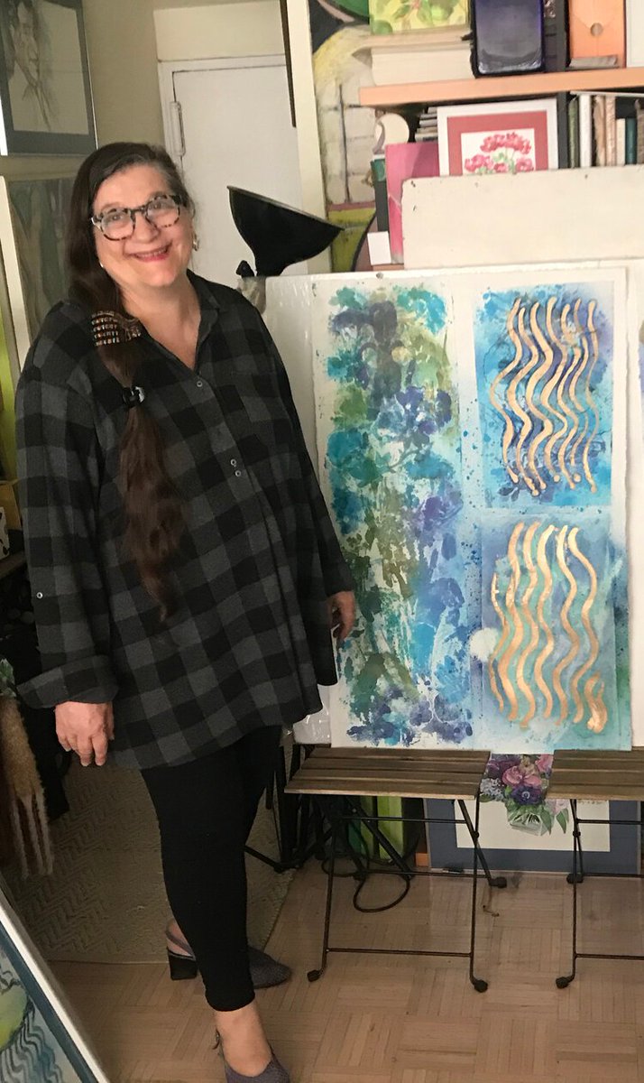 ArtistsTalk's tweet photo. Introducing, Lois Bender, the native New York #artist who will be making an appearance on ATOA's Zoom talk on January 10th at 7pm est. Here is the link to watch in on "The Garden’s Role in Art with Lois Bender and Artist Friends". https://t.co/GwYci6gWJn https://t.co/BxDzGpgjLx