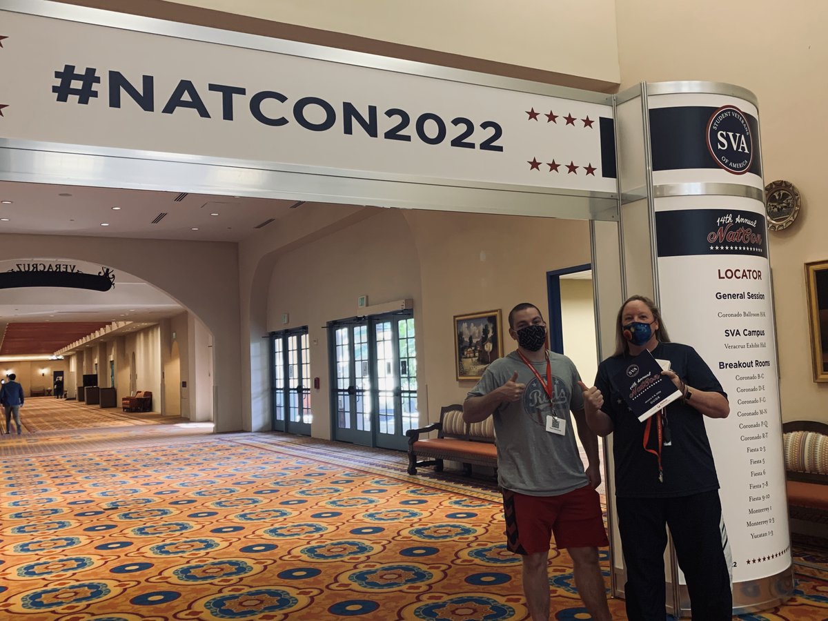 Successful first day at NatCon!!! #sva #ucincyvets