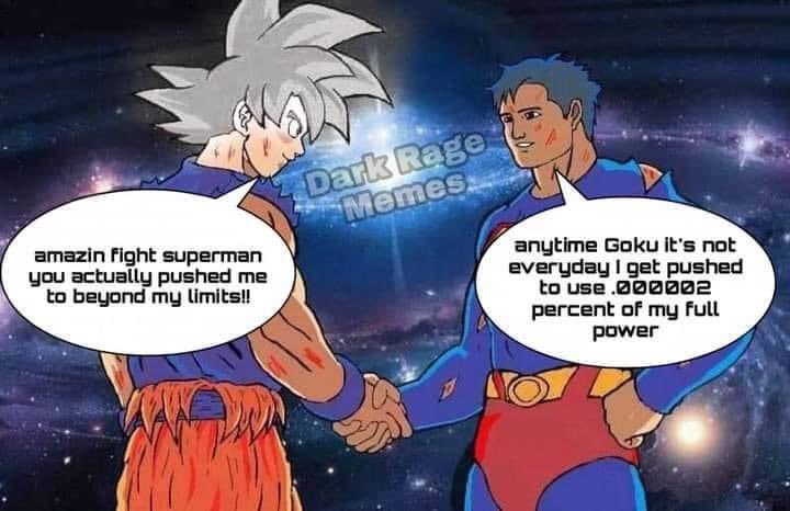 goku and superman friends