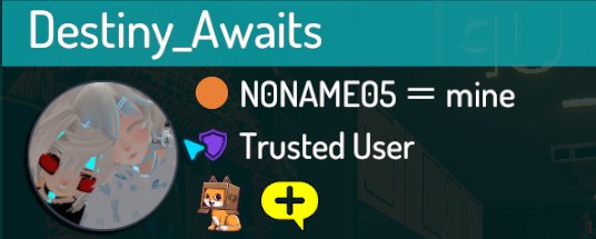 destinyaw23's tweet photo. I finally did it! #trusted #trusteduser #VRChat始めました #vrchat https://t.co/s7lp1kPun9