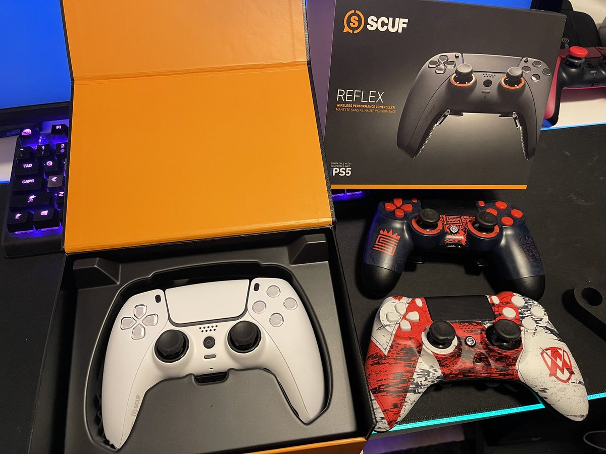 Super stoked I was able to cop a #ScufReflex from their recent drop 😍 Sorry <a href="/Swagg/">Kris</a> <a href="/Attach/">Attach</a> . Reflex ‘bout to be my new baby… for now 😉 <a href="/ScufGaming/">SCUF</a>