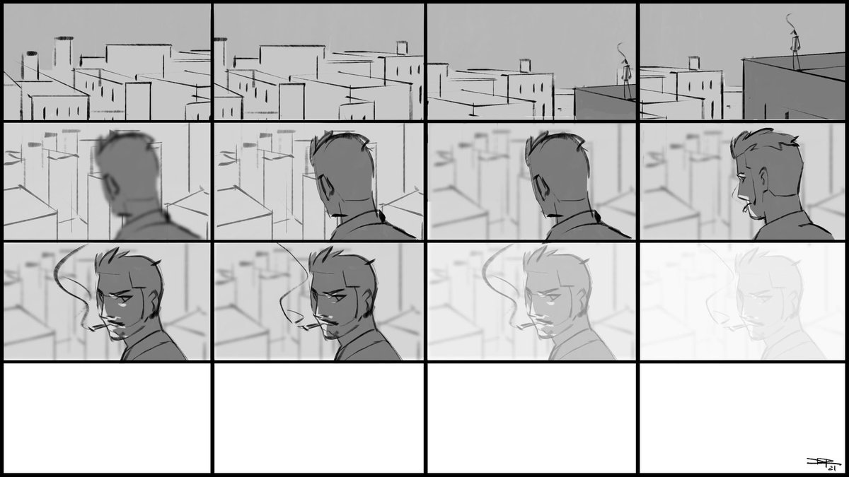 PB6amers's tweet photo. Storyboards 2.0 | Rough boards for the opening sequence of the PBI intro.  Unlike the boards from the latter sequence, these roughs closely resemble the final animation
#conceptart #storyboards #characterdesign  #animation #artoftheday https://t.co/PzsbjBnwdL