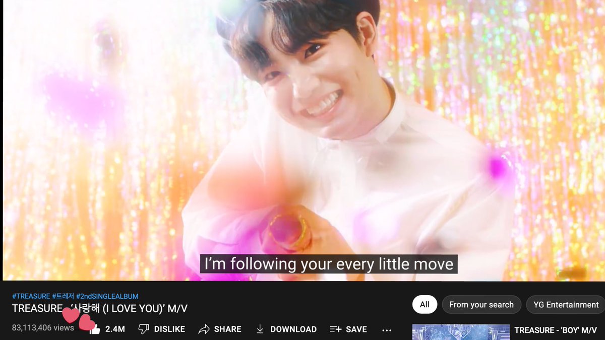 teume2u's tweet photo. Maybe we need to get ILY to 100M before teasers dropโฆ
stream I LOVE YOU !
currently at 83.1M!
@treasuremembers
#TREASURE #ํธ๋ ์ #ILOVEYOU #teustream
@ygtreasuremaker https://t.co/z25k5XcpL3