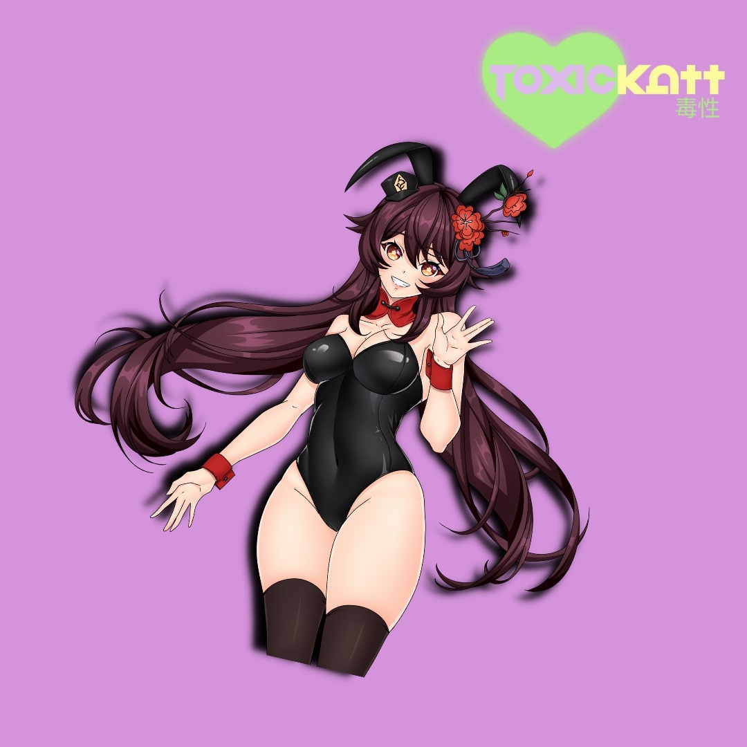 t0xickatt's tweet photo. First design drop of the new year!!!
Hu Tao Bunnysuit edition!!
She will be available in shop during my reopening January 17th!! Stay tuned!
Art by: @zefiartist
#hutao #genshin #genshinart https://t.co/Hd3oEJpAUP