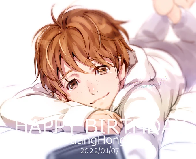 グァンホン君お誕生日おめでとう～～!
ざっくりですが昔描いた絵をリメイクしました
アジア3大かわいい! 