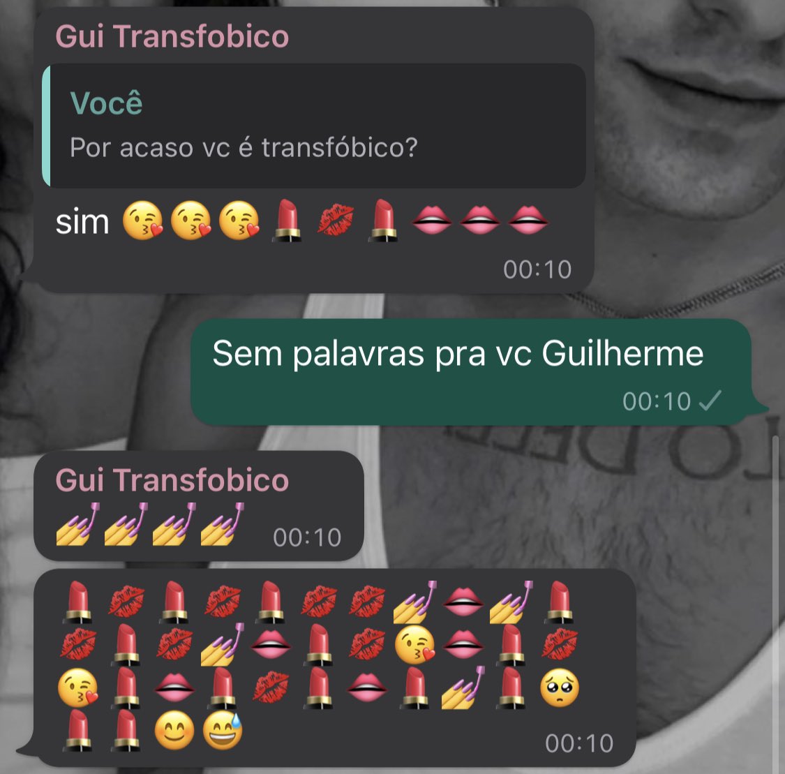 LizWebberFritz's tweet photo. Aqui com provas de @folkholland ser Transfobico, confessou na cara de pau https://t.co/OZapwgAm3r