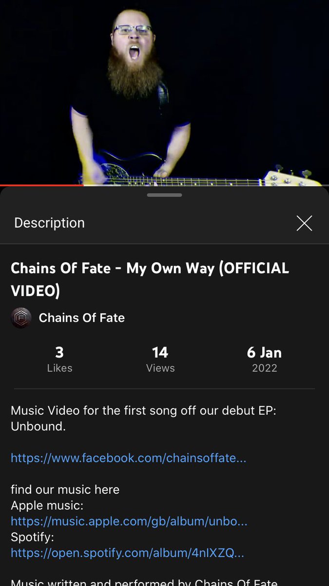 FateChains's tweet photo. What’s this? A music video? https://t.co/7A84hQIojv #NewMusic #NewMusicAlert #metalfamily #metalmusic #rockmusic #musicvideo #HardRock #HeavyMetal https://t.co/YytGApn58c