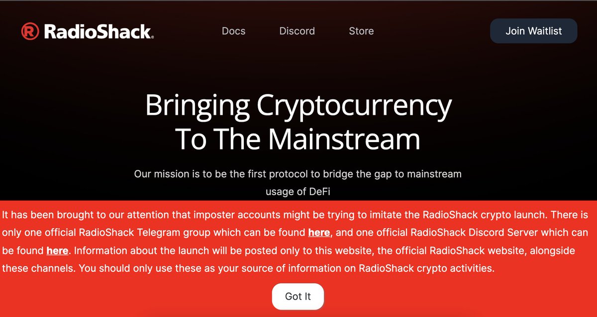 RadioShack (Authorized Dealers) tweet media