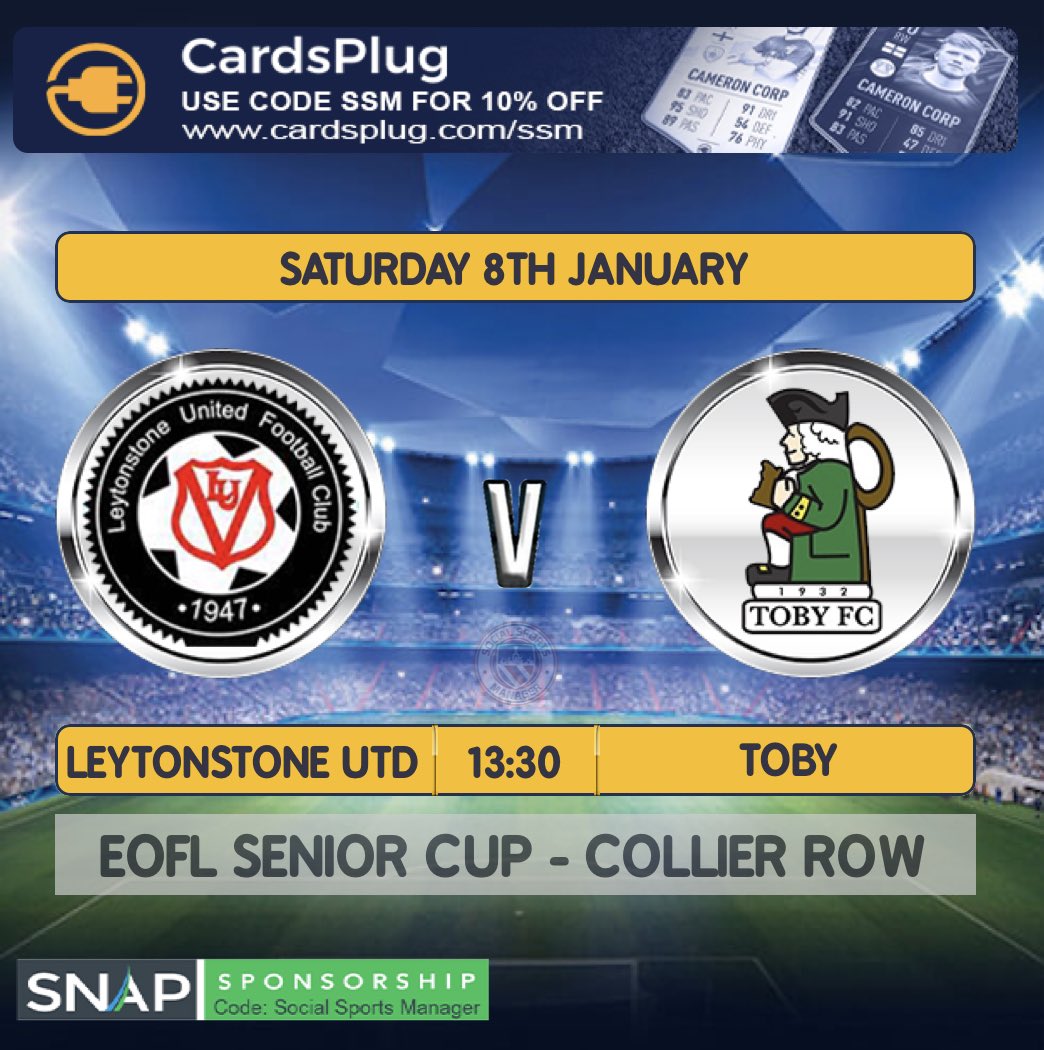 TobyFC_'s tweet photo. We’re back in action on Saturday as the first team make the short trip to @Leytonstone_Utd at Forest Row, Collier Row. The Reserves host @CorinthiansRes1 at @FordSportsEssex. It feels great to all be back, doing what we love 💙⚽️ https://t.co/GMvyxJjuQx