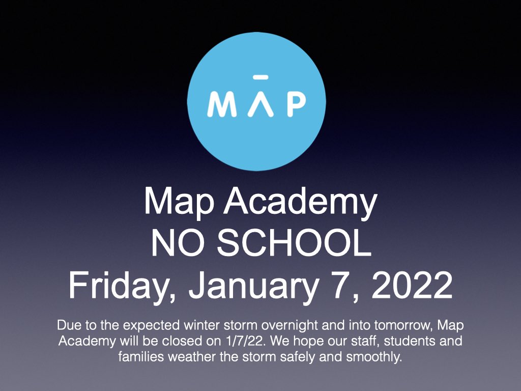 themapacademy's tweet image. We hope our staff &amp;amp; students safe &amp;amp; get some much needed extra rest. See everyone on Monday!