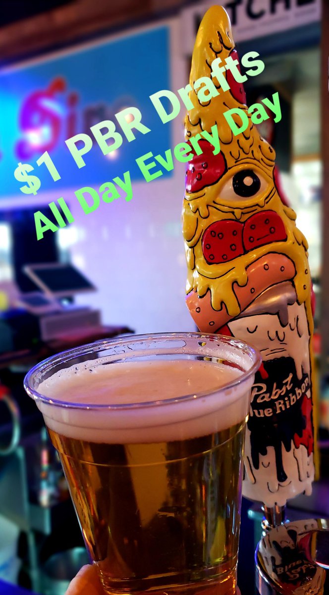 TheHighDiveWF's tweet photo. $1 PBR Drafts all day, every day :) https://t.co/VxgwDWq5bt