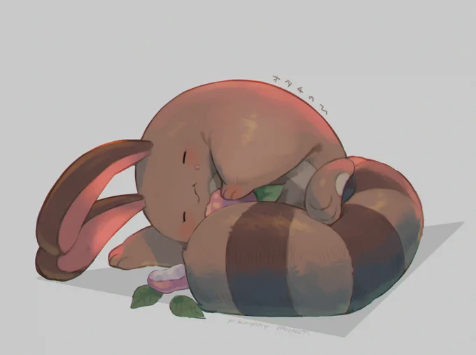 もぐもぐオタチ
#ポケモン版深夜の真剣お絵描き60分一本勝負 