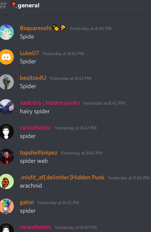 HiddenPunks's tweet photo. The previous giveaway was 2 hours to reward our noti gang. You will have 24 hours for this one.

🥳3x OG role #Giveaway 
1️⃣ Follow us @HiddenPunks
2️⃣ Like + RT
3️⃣ Tag a friend!

We'll ALSO host another game night for OG in Discord.
1 hour. Be there😉
https://t.co/EUrYx79UlR https://t.co/JaJ0g6LUSB